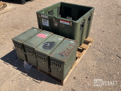 (4) Ammo Cans & (1) Hardigg Storage Case