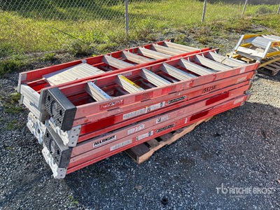 Quantity of (8) 8 ft Step Ladder