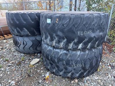 Quantity of (4) 26.5R25 Tires