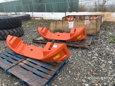 Quantity of (4) ZW180 Counterweight (Unused)