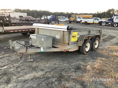 2018 Felling FT-10DT-GAS-G 10 ft T/A Remolque Ligero de Volteo