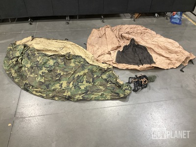 (6) Assorted Combat Tents