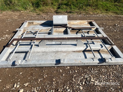 Liteway Aluminum End Dump Trailer Tailgate with Asphalt Door