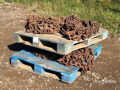 Tires Chains, 1 pair to fit 26.5x25 Loader/Skidder Tires