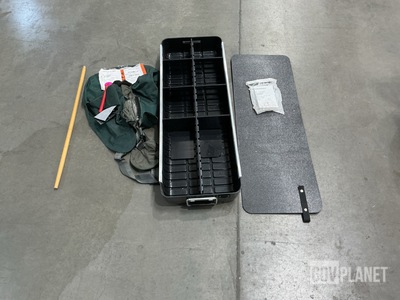 (25) Poles, (1) Flotation Assembly, (3) Trays & Assorted Items