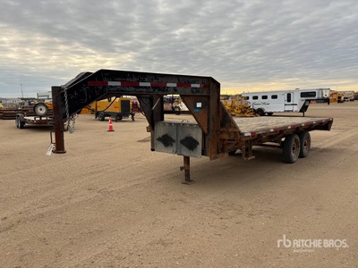 2002 PJ 20 ft T/A Gooseneck Geräteanhänger
