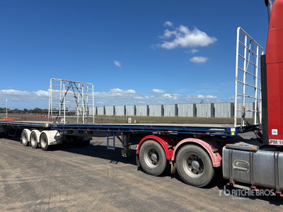 2013 MaxiTrans 8.3 m Tri/A Lead B-Double Lead Pritsche Anhänger