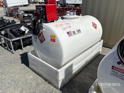 2025 AM Tank 500 500 gal Skid Mounted Steel Fuel Tank