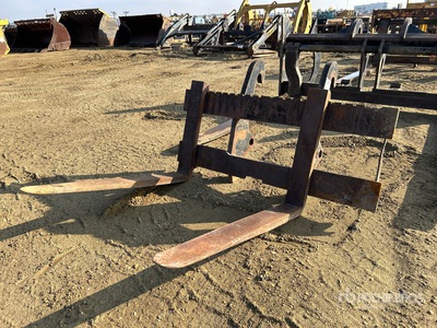 48 in Q/C Wheel Loader Forks - Fits Cat IT28