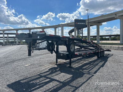2023 Texas Pride CA84726KGN Tri/A 4 Car Open Gooseneck Car Carrier Trailer