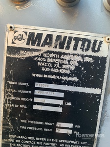 2005 Manitou MT8044 Telehandler