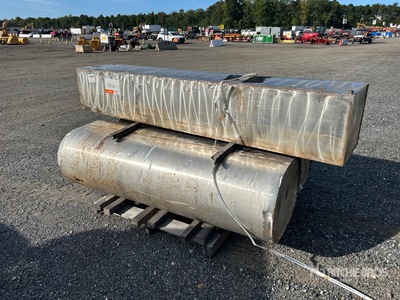 Quantity of (3) Skid Mounted Stainless Steel Fuel Tank