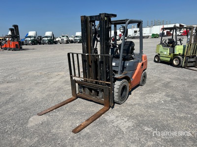 2019 Toyota 8FDU25 4500 lb Pneumatic Tire Forklift
