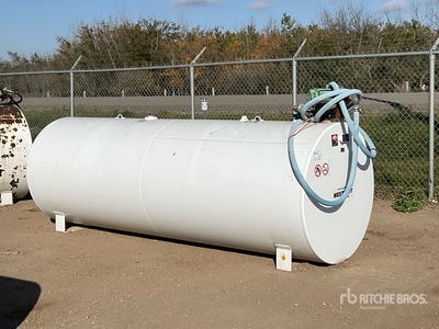 2021 Westeel 1000 gal Skid Mounted Steel Fuel Tank