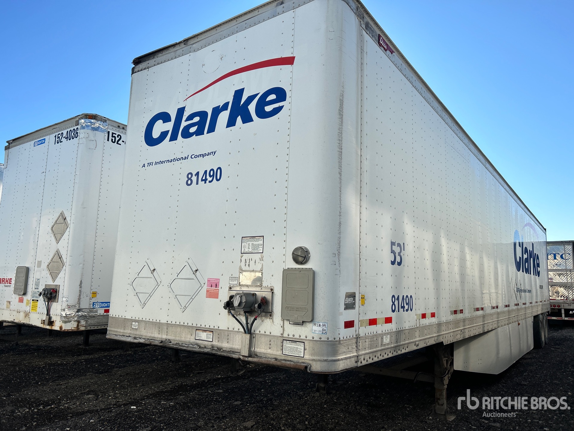 2012 Great Dane 53 ft x 102 in T/A Van Trailer