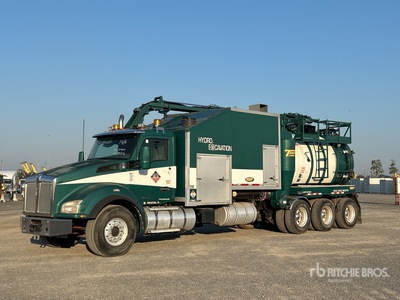 Transway Terra-Vex on 2017 Kenworth T880 8x6 Camión de Excavación por Aspiración