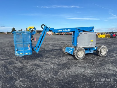 2018 Genie Z34/22 4WD Dual Fuel Articulating Boom Lift