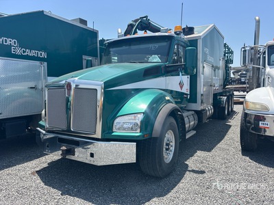 Transway Terra-Vex on 2017 Kenworth T880 8x4 Camion pelleteuse sous vide (Inoperable)
