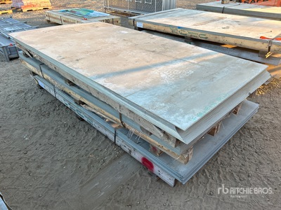 Quantity of (147) 18ga x 48 x 96 Galv Sheets (9408 lb)