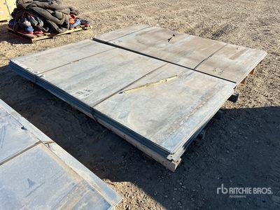 Quantity of (103) 16ga x 48 x 96 Galv Sheets
