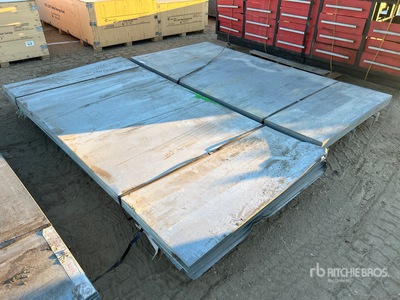 Quantity of (117) 16ga x 48 x 96 Galv Sheets