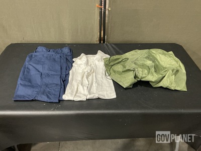(47) Clothing Bags, (10) Pairs of Uniform Trousers & Assorted Items