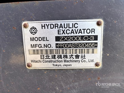 2010 Hitachi ZX200LC-3 Tracked Excavator
