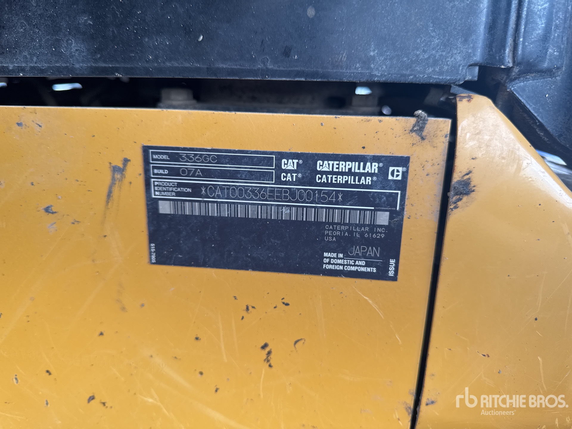 2019 Cat 336GC Tracked Excavator
