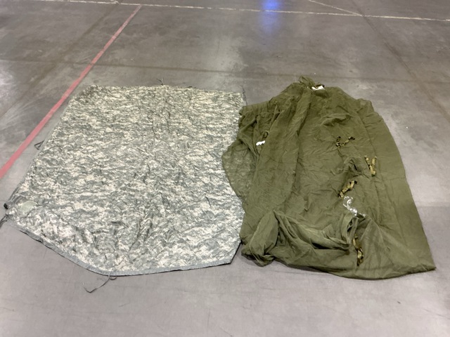 (20) Wet Weather Poncho Liners, (28) Insect Net Protectors & Assorted Items