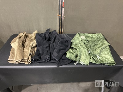 (2) Cold Weather Shirts, (39) Cold Weather Jackets & (2) C/W Coat Liners
