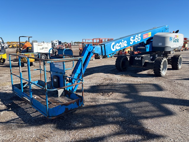 2016 Genie S-65 4WD Diesel Telescopic Boom Lift 2016 Genie S-65 4WD Diesel Telescopic Boom Lift