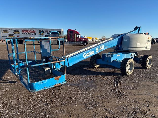 2016 Genie S-40 4WD Diesel Telescopic Boom Lift
