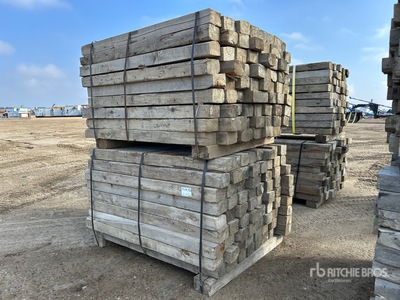 Quantity of (72) Pipeline Skid Wood Dunnage