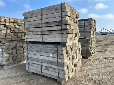 Quantity of (72) Pipeline Skid Wood Dunnage