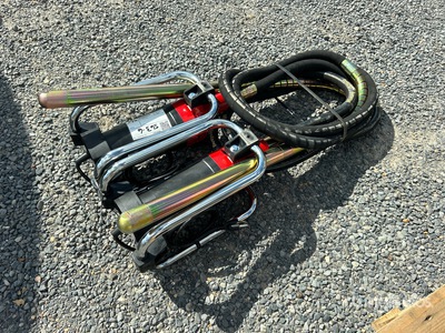 Quantity of (2) Mustang CV3500 Electric Concrete Vibrator (Unused)
