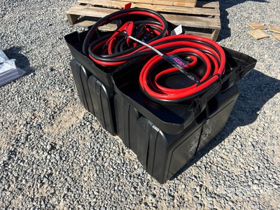 Quantity of (5) 25 ft 800 Amp Booster Cables Divers - Magasin, entrepôt, consommateur (Unused)