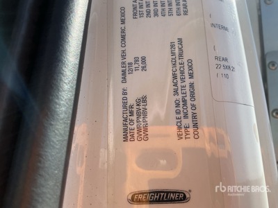 2019 Freightliner M2 106 4x2 Refrigerated Truck