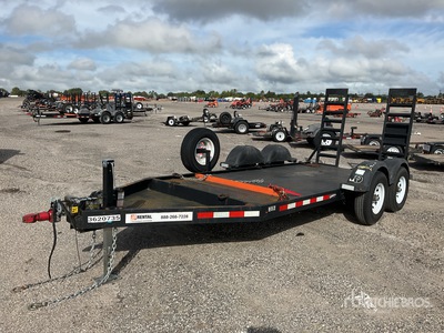 2021 MMDI 614SLTD 19 ft T/A Equipment Trailer