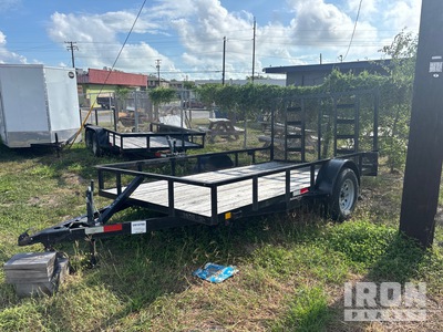 2023 C 12 ft gate 12 ft S/A مقطورة متعددة الأغراض