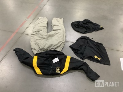 (3) Pairs of Trousers, (643) Pairs of Trunks & (120) Jackets