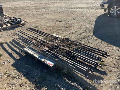 Quantity of (10) Flatbed Tent Poles