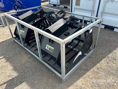 2025 Suihe SSRGB-72 72 in Skeleton Skid Steer Grapple Bucket (Unused)