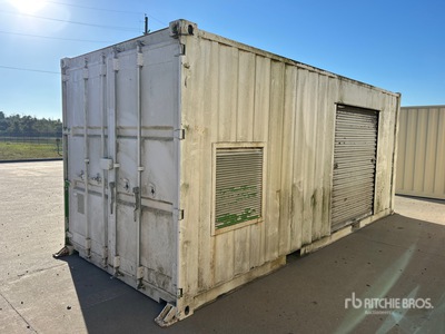 20 ft x 8 ft Shop Container