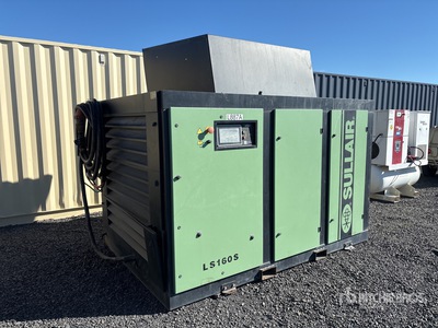 2019 Sullair LS16014S 734 cfm Skid-Mounted Electric コンプレッサー