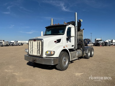 2022 Hiab X HIDUO 228 E-5 5300 kg Knuckle Boom on 2018 Peterbilt 567 6x4 Boom Truck
