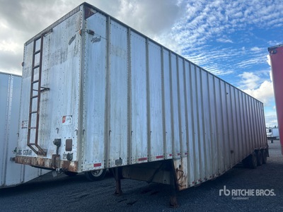 1988 Alloy ATBT-48P-3 45 ft x 102 in Tri/A مقطورة نقل بعجلات