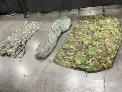 (137) Wet Weather Poncho Liners & (1) Sleeping Bag