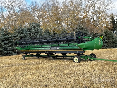 2012 John Deeer 635D 35 ft HydraFloat Draper Cabezal de cosechadora trilladora