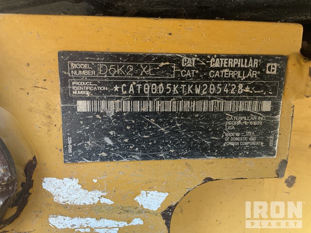 TOPADOR FRONTAL 2018 CATERPILLAR D5K2XL