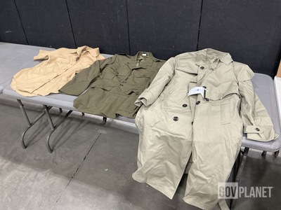 (11) Men’s Shirts, (1) All-Weather Coat & Assorted Items